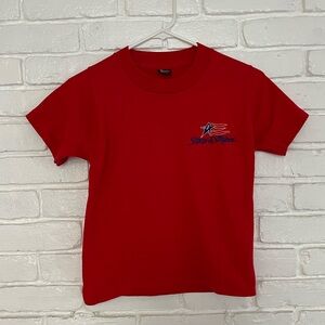 Vintage kids USA stars and strips shirt